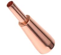 SUPVOX musical accessories trumpet accessories music accessories trumpet replacement parts trumpet mouthpieces trumpet mouthpiece tools musical instrument rose gold Metal conical supplies