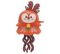 SUPVOX Musical Dancing Octopus Kids Toy Wind Up Reindeer Themed Christmas Clockwork Animal Holiday Party Favor Xmas Stocking Stuffer