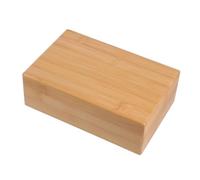 SUPVOX Natural Bamboo Yoga Block for Pilates Meditation and Dance Training Ergonomic Wooden Brick with Smooth Surface for Home Fitness and Yoga Auxiliary Support