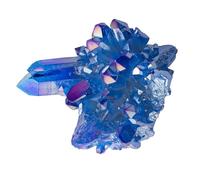 SUPVOX Natural Crystal Cluster and Enhancing Living Environment Handmade Random Shape Natural Crystal Stones, Easy to Clean Ornament for Fish Tank Decor and Crafts