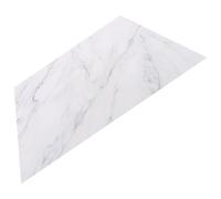 SUPVOX Natural Marble Rectangular Storage Tray Kitchen Accessory Food Serving Board Household Cut Board Gray White Stone Pattern for Home Countertop Organization