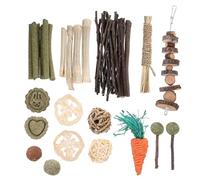 SUPVOX Natural Rabbit Chew for Teeth Grinding Small Animal Bite for Hamsters and Bunnies Multi-functional Stress Relief and Healthy Dental Care