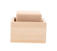 SUPVOX Natural Wooden Cube Box Toys for Boys and Girls Shape Sorting Sensory Development and Hand Eye Coordination