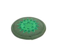 SUPVOX Nepali Hand Embroidery Teapot Pillow Seven Chakra Singing Bowl Mat Decorative Cup Mat Religious Themed Sound Bowl Pad Smooth Touch Cushion