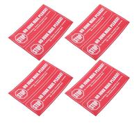 SUPVOX No Junk Mail Sticker for Mail Slot - 8pcs Self-adhesive Warning Decals, No Advertising Flyers Mailbox Sign for Residential and Commercial Use