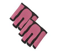 SUPVOX Non-slip Fitness Gloves for Men Women Four Finger Breathable Weightlifting Palm Protection with Moisture-wicking Pressure-relieving Sports Finger Guard for Yoga Cycling Gym