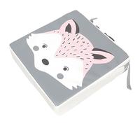 SUPVOX Non-Slip Seat for Boy Girl High Chair Insert Adjustable Straps Sofa Cushion in Fox Patterns