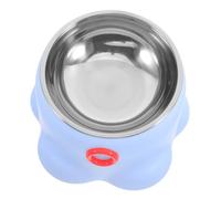 SUPVOX Non-tipping Cat Bowl Octopus Design Stainless Steel Pet Dish Spill-proof for Energetic Pets