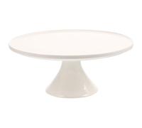 SUPVOX Nordic Ceramic Cake Display Stand Small 22.5cm High Footed Dessert Plate Cupcake Holder for Wedding and Party Serving