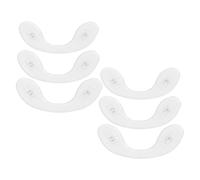 SUPVOX Nose Pads with Breathable Design U-shaped Silicone 6pcs for Glasses Replacement, Anti-slip Eyeglass Nose Bridge Inserts Reducing Fogging for Adult Eyewear Comfort