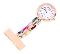 SUPVOX Nurse Fob Watch Metal Quartz Portable Pendant Clip on Second Hand Designed for Nurses and Doctors in Medical Environments