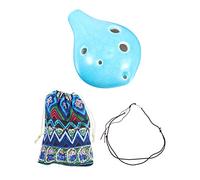 SUPVOX Ocarina Dolomite Mini Flute for Beginners Smooth Surface Portable Design and Random Color Protective Bag Suitable for Music Learning and Gift Giving Random Color