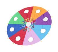 SUPVOX Octagonal Rainbow Umbrella Reaction Capacity Cognitive Plaything for Outdoor Party Games and Perceptual Training Mole Attack Game for Boys