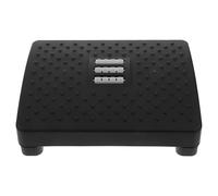 SUPVOX Office Foot Stool Foot Rest Stool Black Steel Frame Non-Slip Footstool for Under Desk Use with Massage Surface, Suitable for Office, Home, and Children’s Piano Practice