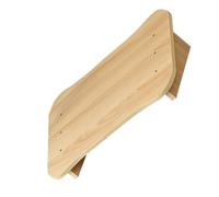 SUPVOX Office Wooden Foot Support Tool Small Step Stool for Desk Use Ergonomic Sloping Surface