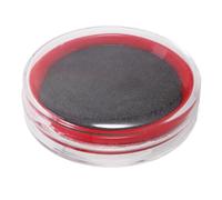 SUPVOX Oil-Based Small Round Stamp Pad for Office Use, Quick-Dry Reusable Ink Pad Suitable for Document Stamping and Financial Stamps, Black Compact Inkpad for Business and Administrative