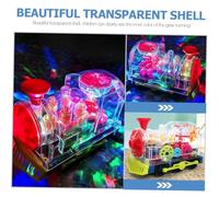 SUPVOX Omnidirectional Electric Train with Light and Music Wheels Simulation Model for Early Education and Interactive Play Fun Moving Train