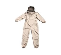 SUPVOX One Piece Beekeeping Protective Suit Xl with Breathable and Gloves Comfortable Fit for Beekeeper Safety and Wide Field of Vision Khaki Body Clothing for Beekeeping Equipment