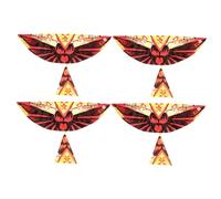 SUPVOX Ornithopter Birds Models Diy Rubber Band Powered Flying Toy for Children Educational Science Kit Outdoor Assembled Plane Model 4pcs Random Styles