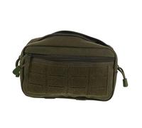 SUPVOX Outdoor Survival Waist Pack Military Green Travel Bag for Hiking Camping with Efficient Multi Compartment Storage and Lightweight Comfortable Design for Emergency Medicine Access