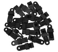 SUPVOX Outdoor Tent Clips Set 20pcs Plastic Windproof Camping Awning Clips Tarp Clamps Fabric Fixing Buckles for Tent Canopy Shade Cloth Outdoor Use