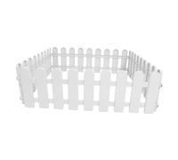 SUPVOX Outdoor Tortoise Enclosure Plastic Fence 4pcs Set for Pets and Tortoises, Convenient to Use Pet Accessories with White Sturdy Material, Outdoor Turtle Playpens for Safe Exercise