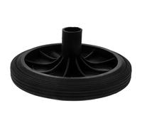 SUPVOX Outdoor Trash Can Replacement Wheel with Solid Axle, Universal Fit for 80l to 240l Garbage Bins, Sturdy Trash Can Pulley Accessory for Wheelie Bin and Wastebasket Maintenance