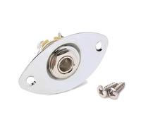 SUPVOX Oval Indented Guitar Input Jack Plug Socket Mounting Screws for Electric Guitar Bass Pick up Jacks