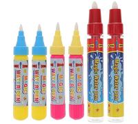 SUPVOX Pack of 6 Pen Drawing Pen for Children Drawing Mat and Books