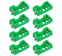 SUPVOX Pack of 8 Physics Experiment Battery Holder Lightweight D Battery Holder for Laboratory Simple Electric Test Box without Connection for School and Science Laboratory