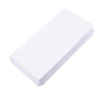 SUPVOX Paper Bills Envelopes Thickened White 100Pcs Blank Size 230X120Mm for Receipt Cash and Voucher Storage