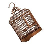 SUPVOX Parrot Cage Large Birdcage Villa Decorative Bird Cage Portable Bird Carrier for Parakeets Cockatiels Outdoor Indoor Use