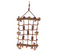 SUPVOX Parrot Climbing Net Hanging Activity for Parrots Durable Rope Materials Encourages Exercise and Coordination for Pet Birds