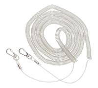 SUPVOX Parrot Leash Training Rope Light Green Pp and Steel Wire