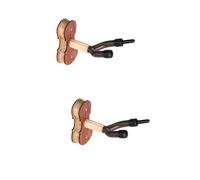 SUPVOX Pcs Violin Wall Mount Violin Hanger for Home Easy Installation Wooden Protective Padding