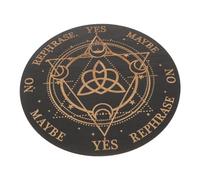 SUPVOX Pendulum Board for Divination Metaphysical Spirit Altar Decoration Artfully Carved Dowsing Board for Beginners Enthusiasts for Special Occasions
