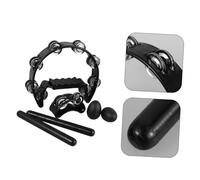 SUPVOX Percussion Instrument Combo Handbells Foot Tambourine Shaker Eggs Rhythm Sticks Musical Ensemble for Diverse Styles and Skill Enhancement