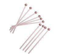 SUPVOX Percussion Mallets Musical Instrument Preparation 10pcs Wood Percussion Sticks Drumsticks for Developing Musical Talent for Children and School Teaching Instruments