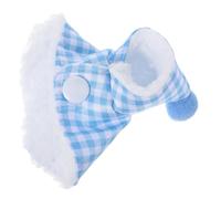 SUPVOX Pet Cape Blanket Parrot Bed Plush Warm Protection Winter Outdoor Activities Stylish Charming Plaid Soft Fabric Suitable for Parakeet and Pet Birds