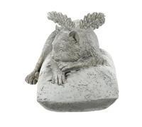 SUPVOX Pet Cat Memorial Stones Angel Cat Tribute Statue for Garden Durable Resin Uv Resistant Finish Heartfelt Remembrance for Beloved Feline Companions