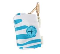 SUPVOX Pet Dog Waste Bag Holder Dispenser Oxford Cloth Pouch with Zipper Closure for Leashes and Harnesses Portable Waste Bag Storage and Treat Carrier Easy to Attach for Outdoor Walking