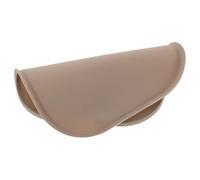 SUPVOX Pet Feeding Mat Non-slip Silicone Bowl Mat for Cats and Dogs Beige Single Bowl Placemat