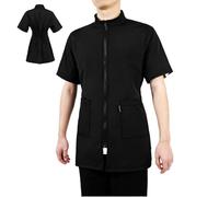 SUPVOX Pet Grooming Work Clothes Barber Smock Dog Grooming Apron Stylist Smock Pockets