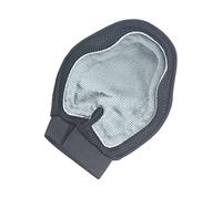 SUPVOX Pet Hair Remover Double-sided Silicone Massage Glove Brush for Cats and Dogs, Green Palm Cleaning Bathing Grooming Tool for Puppy and Adult Pets