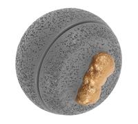 SUPVOX Pet Memorial Urn for Ashes 12Oz Cement Dog and Cat Cremation Keepsake Box Grey Mini Animal Funeral Urn for Pet Remains and Loss Remembrance