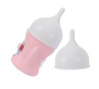 SUPVOX Pet Nursing Bottle 20ml with Soft Silicone Nipple Precision Wide Mouth Kit for Newborn Puppies and Tiny Pets, Easy Cleaning, for Nighttime Care and Nursing