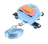 SUPVOX Pet Puppy Backpack Small Dog Carrier Bag with Built-in Poop Bag Dispenser Blue s Cute Mini Pet Supplies for Outdoor Walking Travel