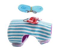 SUPVOX Pet Rabbit Harness and Pet Squirrel Leash for Hamster Supplies Outdoor Training Traction Rope for Bunny and Ferret