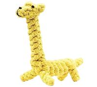 SUPVOX Pet Toys Dog Bites Toys Puppy Teething Chewing Rope Toy Giraffe Cotton Dog Toys for Small to Medium Dogs