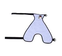 SUPVOX Pet Waterproof Dog Bib and Belly Cover Adjustable Lightweight Chequer Pattern Clothes Sky Blue Size s for Puppies and Small Dogs